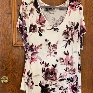 Vera wang floral t shirt